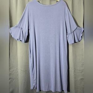 Mittoshop Lavender Ruffle Sleeve Tunic